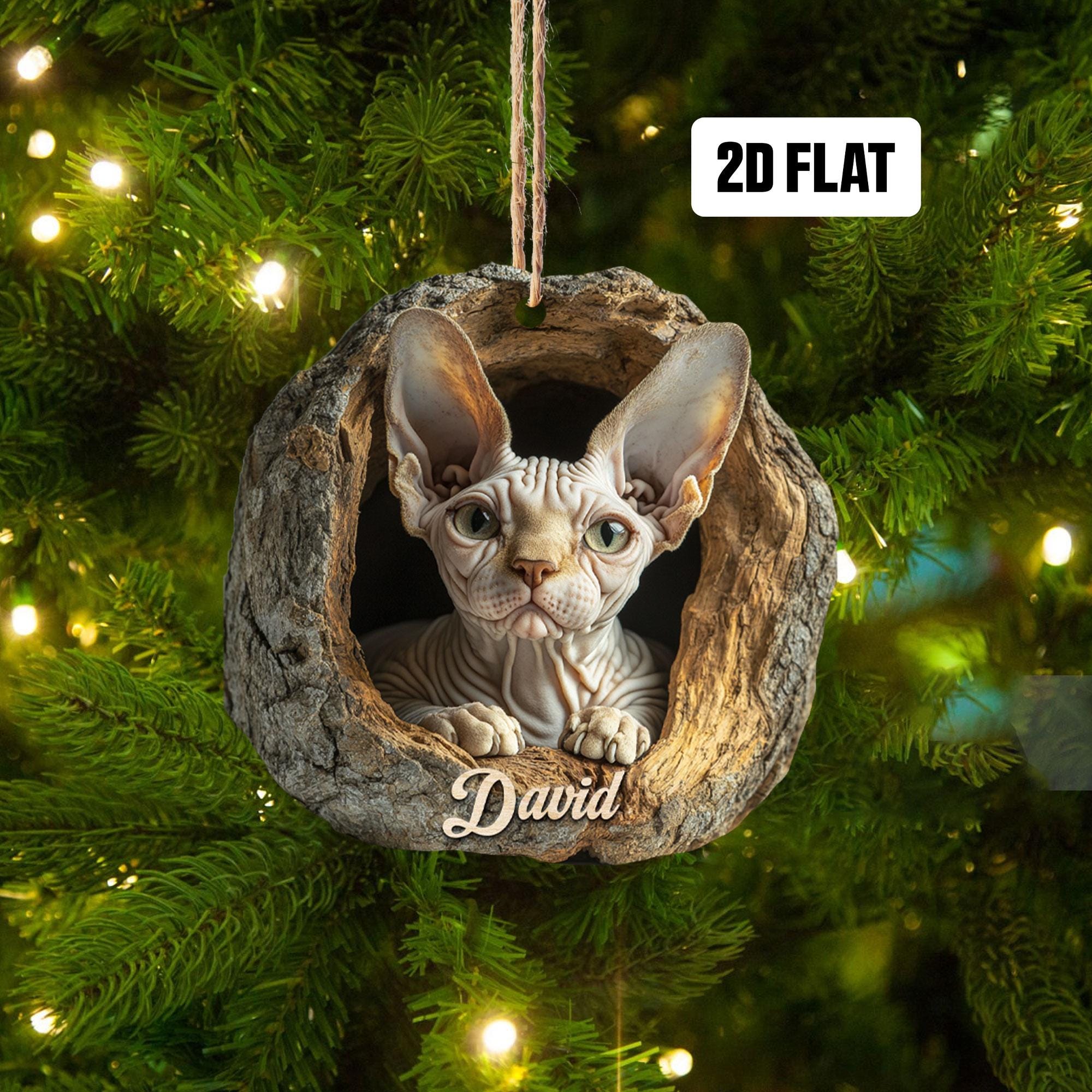 Personalized Cat Ornament