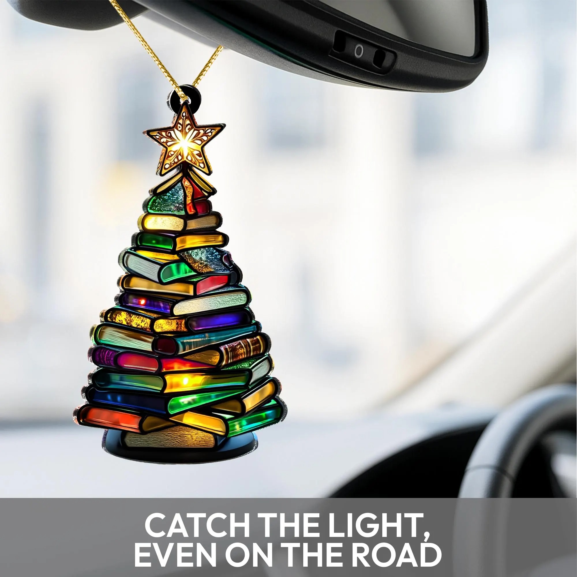 Book Tree Ornament for Readers