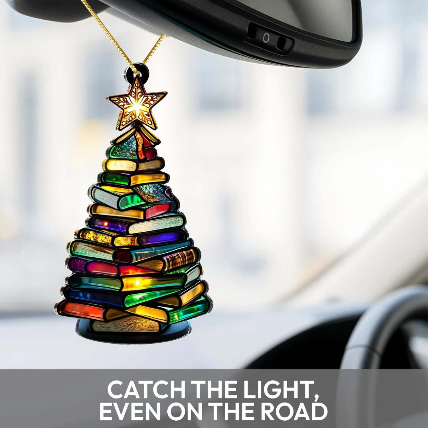Book Tree Ornament for Readers