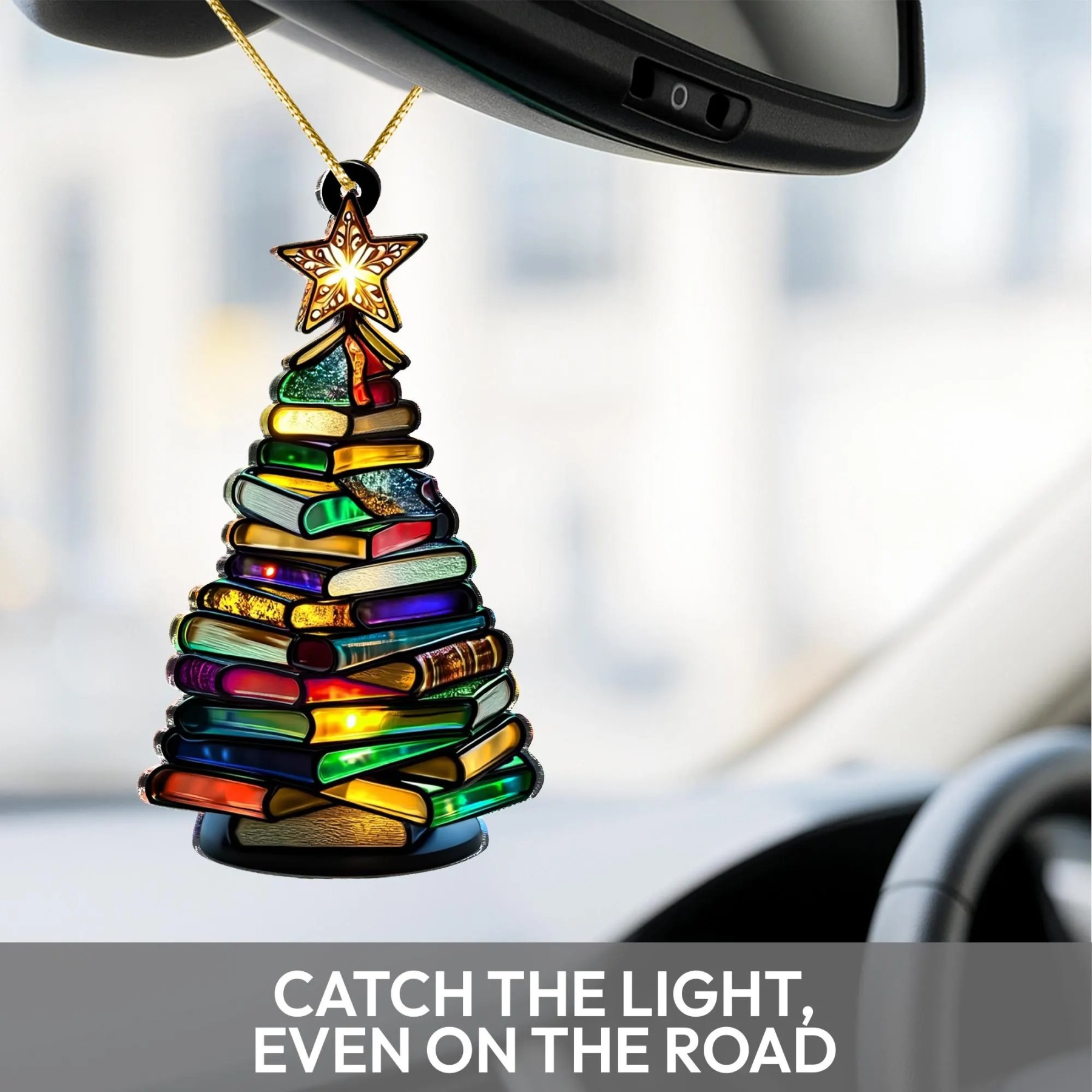 Book Tree Ornament for Readers