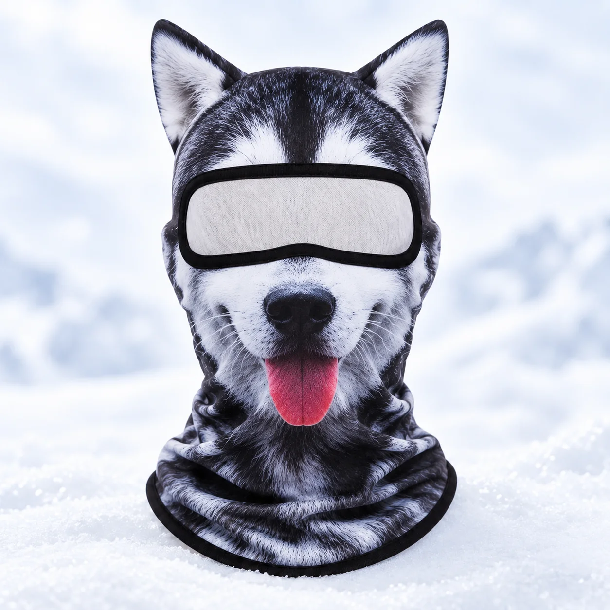 Animal Print Balaclava Face Mask – Winter Ski & Snowboard Neck Gaiter