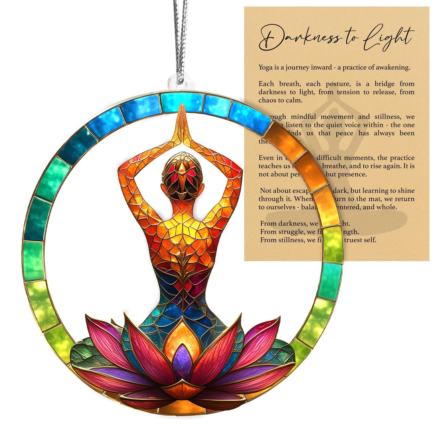 Yoga Lotus Ornament 