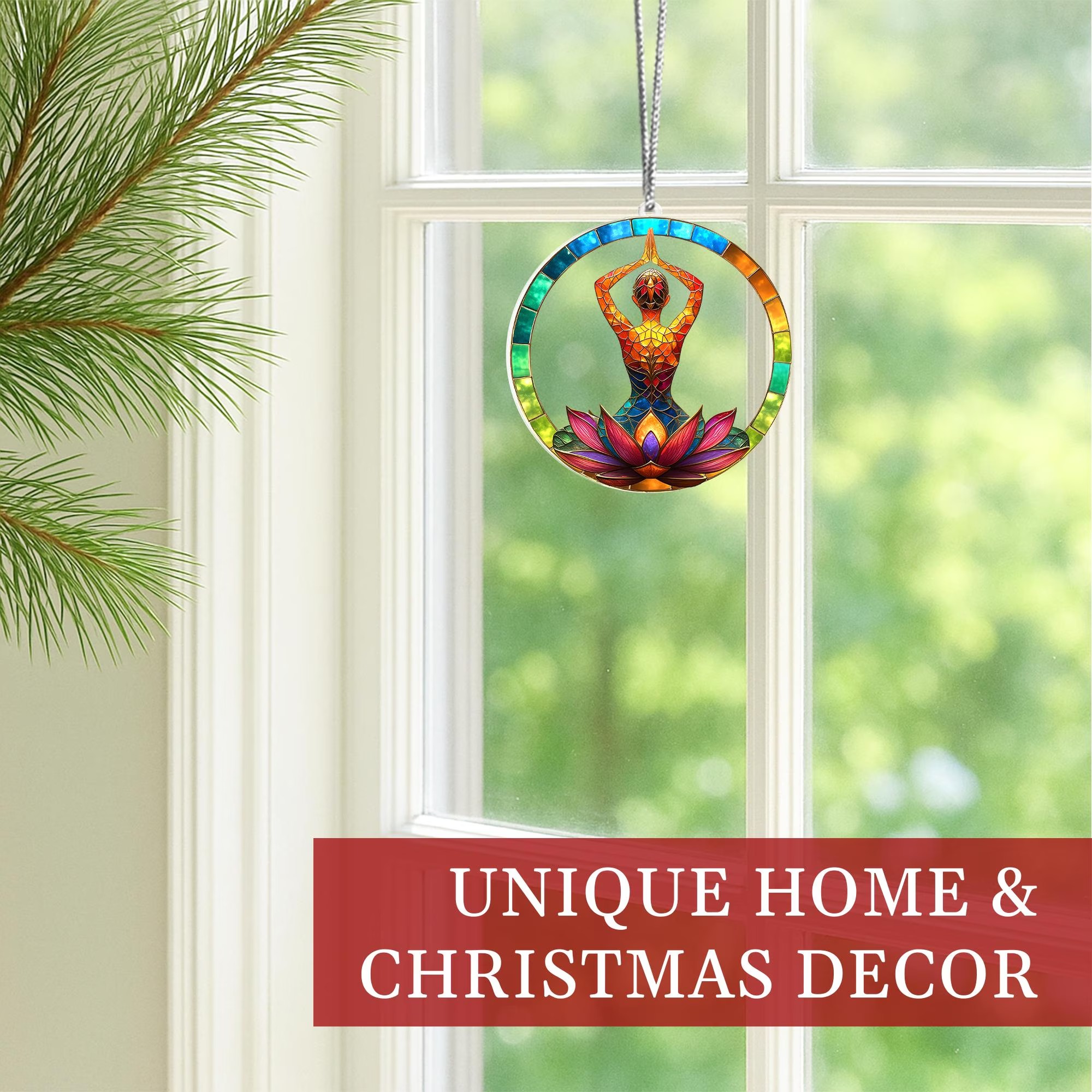 Yoga Lotus Ornament 
