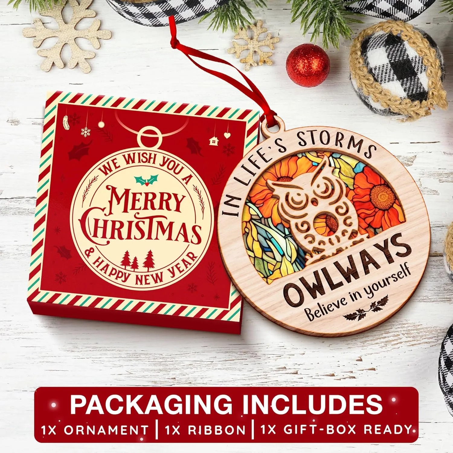 🔥HOT SALE 49% OFF - 🦉Owl Belief Ornaments