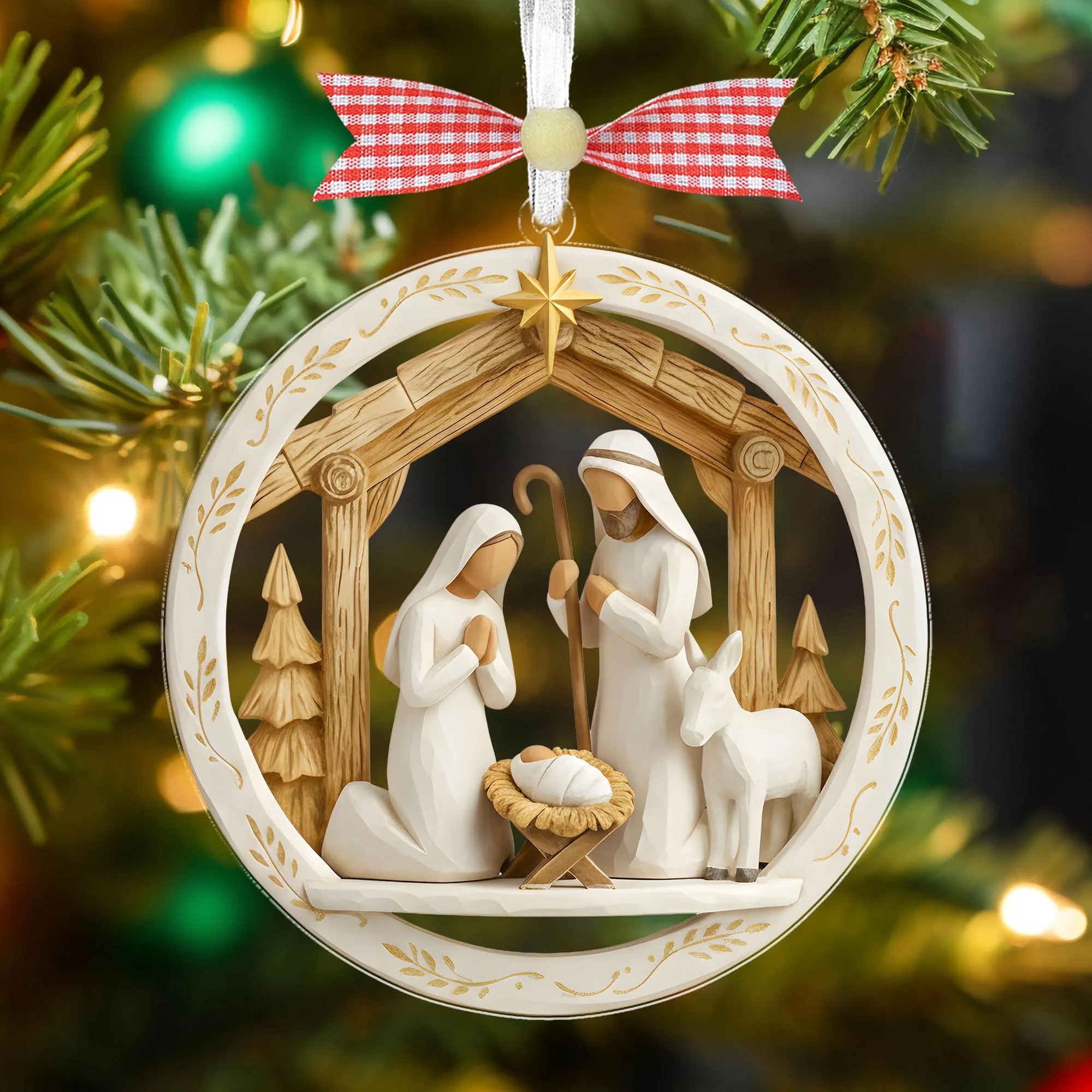 Nativity Jesus Ornament