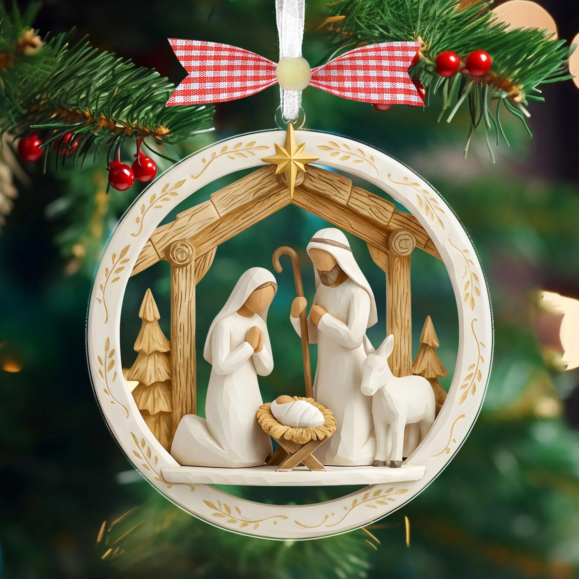 Nativity Jesus Ornament
