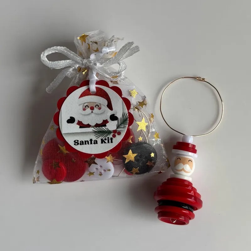 Button Christmas Ornament Kit