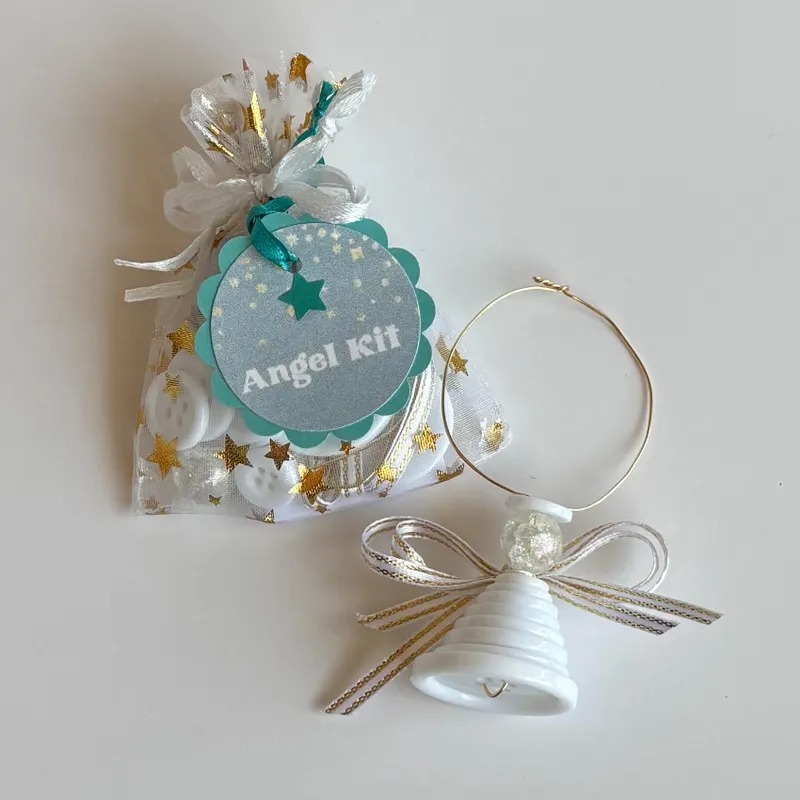 Button Christmas Ornament Kit