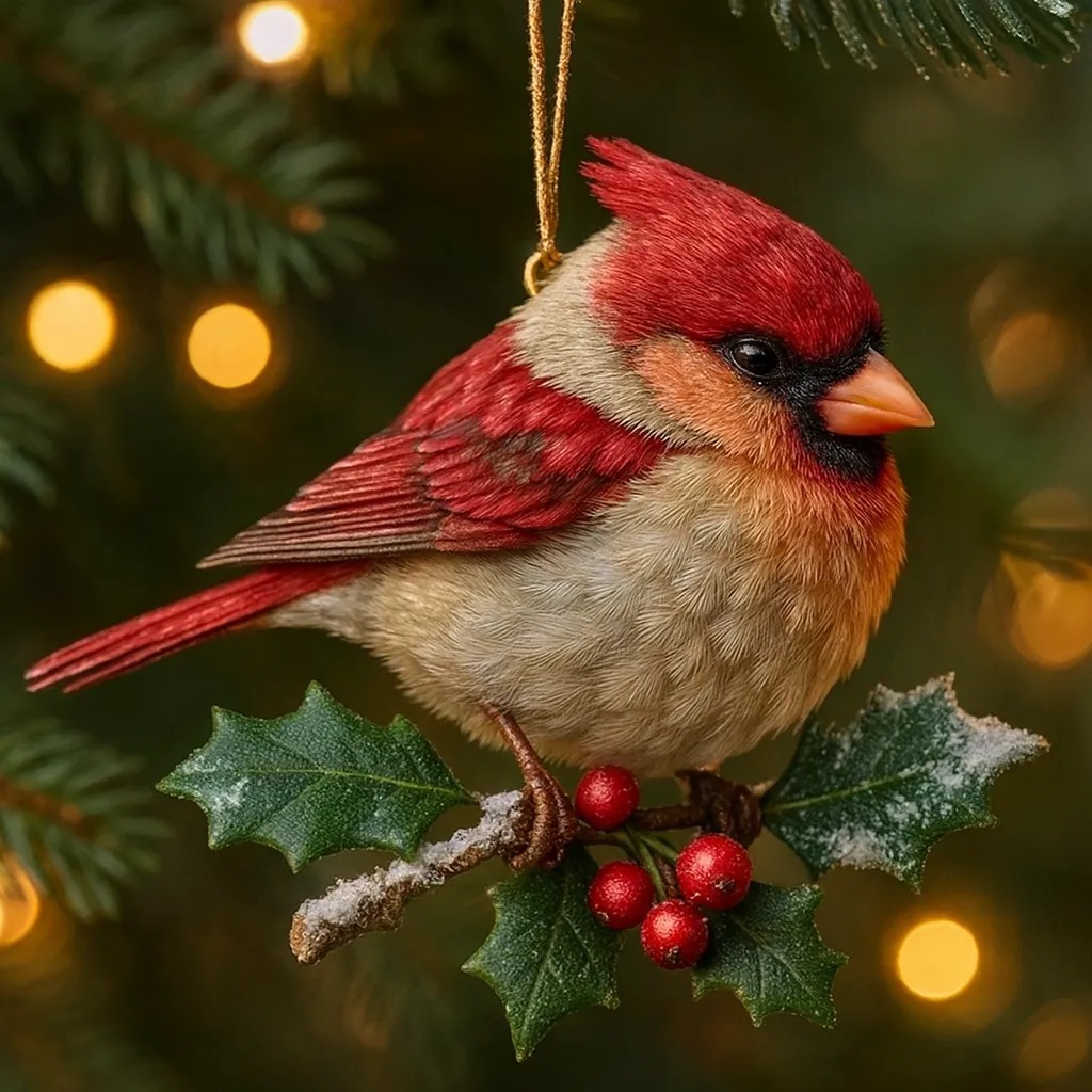 Bird Christmas Ornament