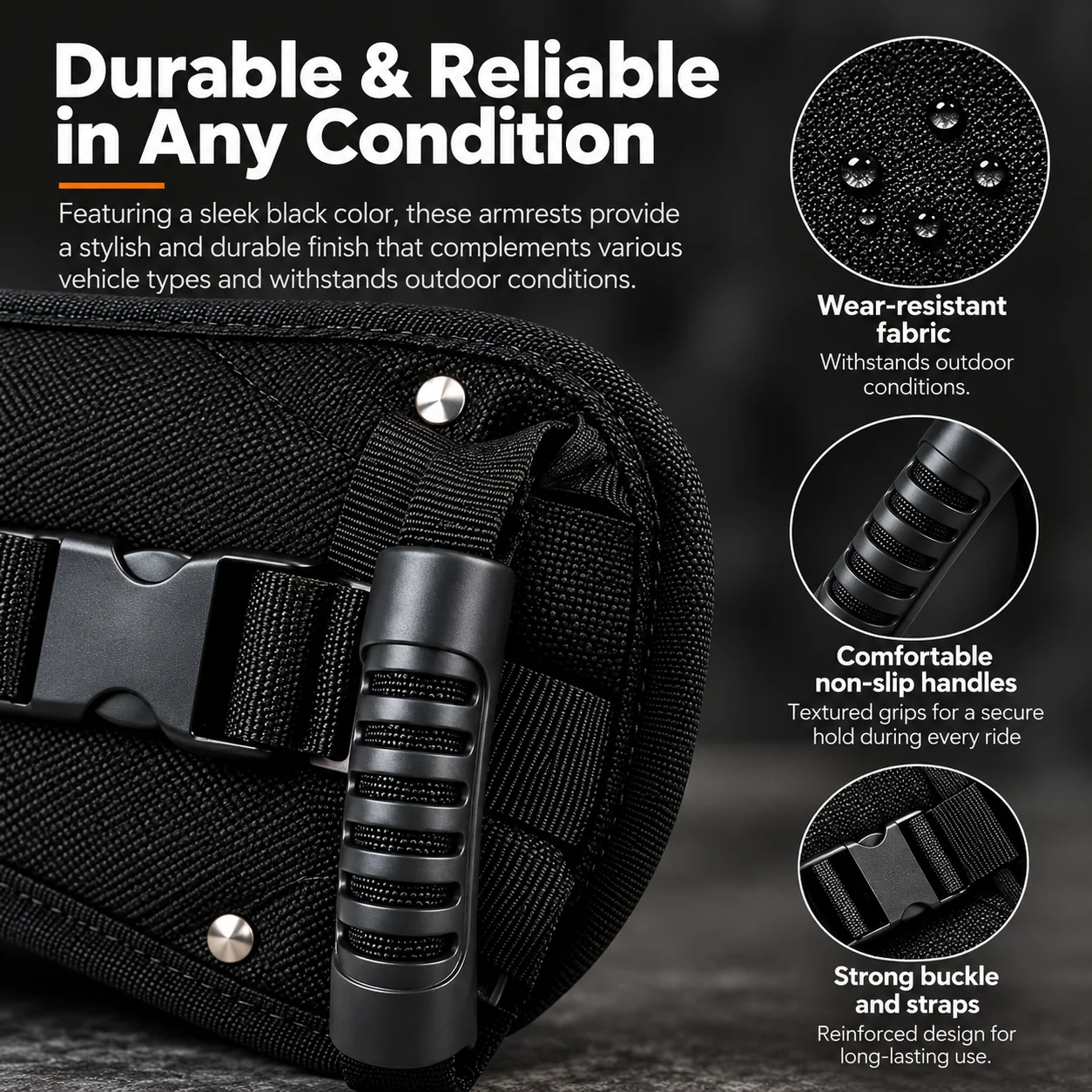 Universal Motorcycle Rear Seat Passenger Grip Belt
