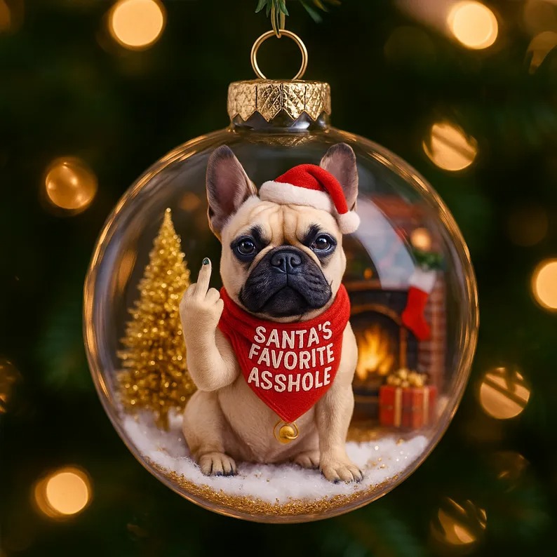🐶Funny Dog Christmas Ornament