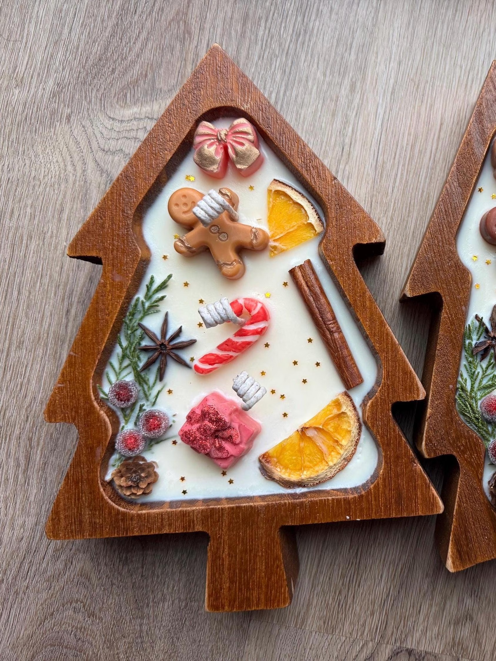 Christmas Tree Shape Bowl Soy Wax Candle