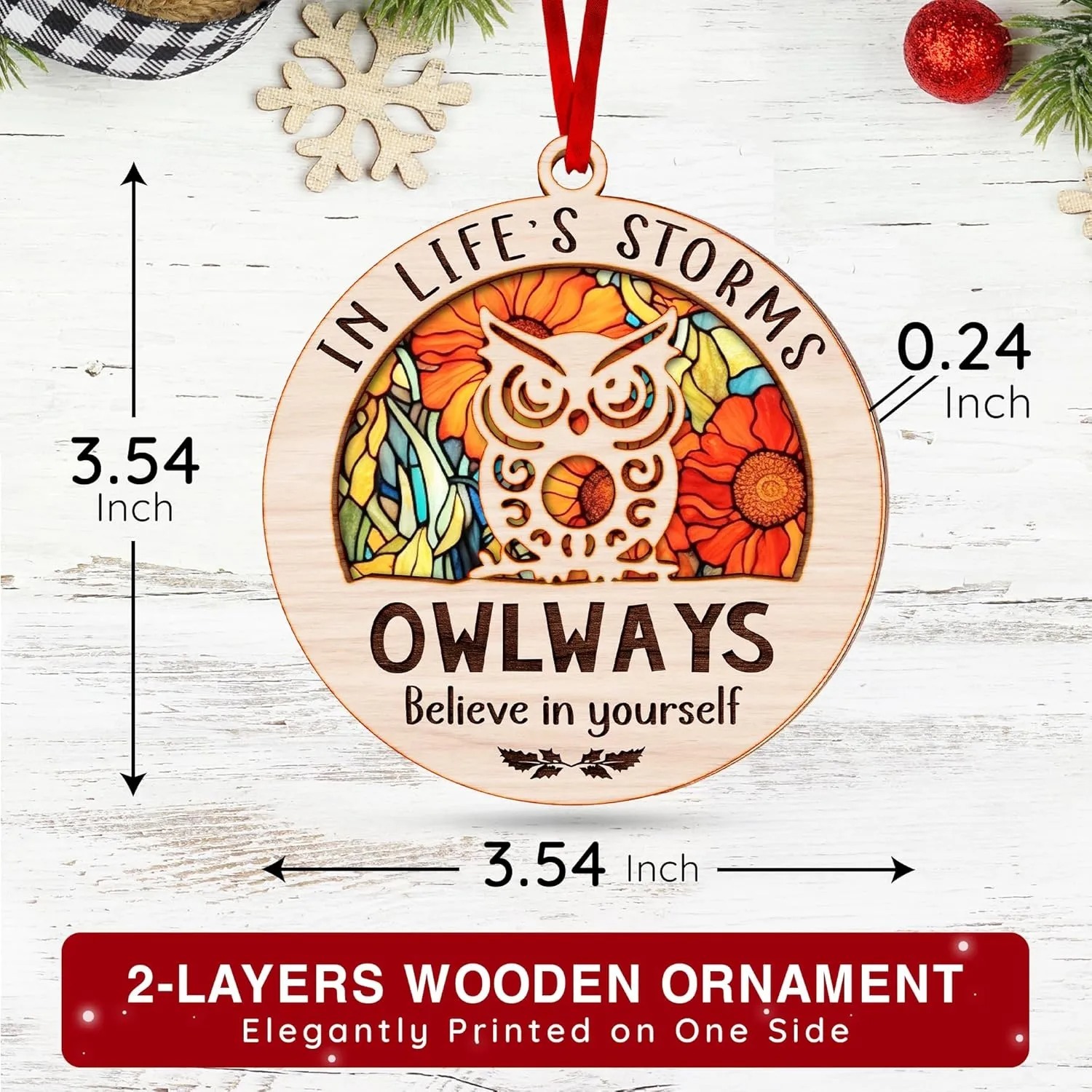 🔥HOT SALE 49% OFF - 🦉Owl Belief Ornaments