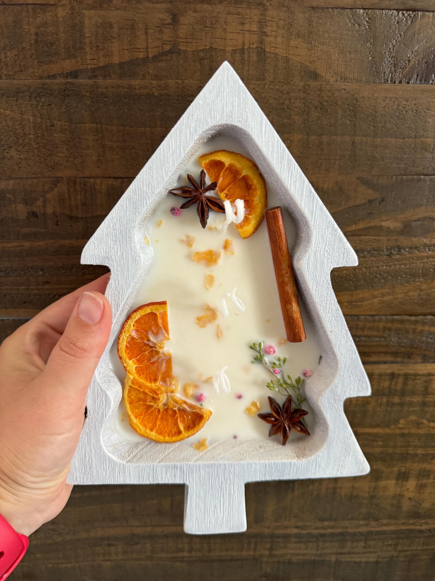 Christmas Tree Shape Bowl Soy Wax Candle