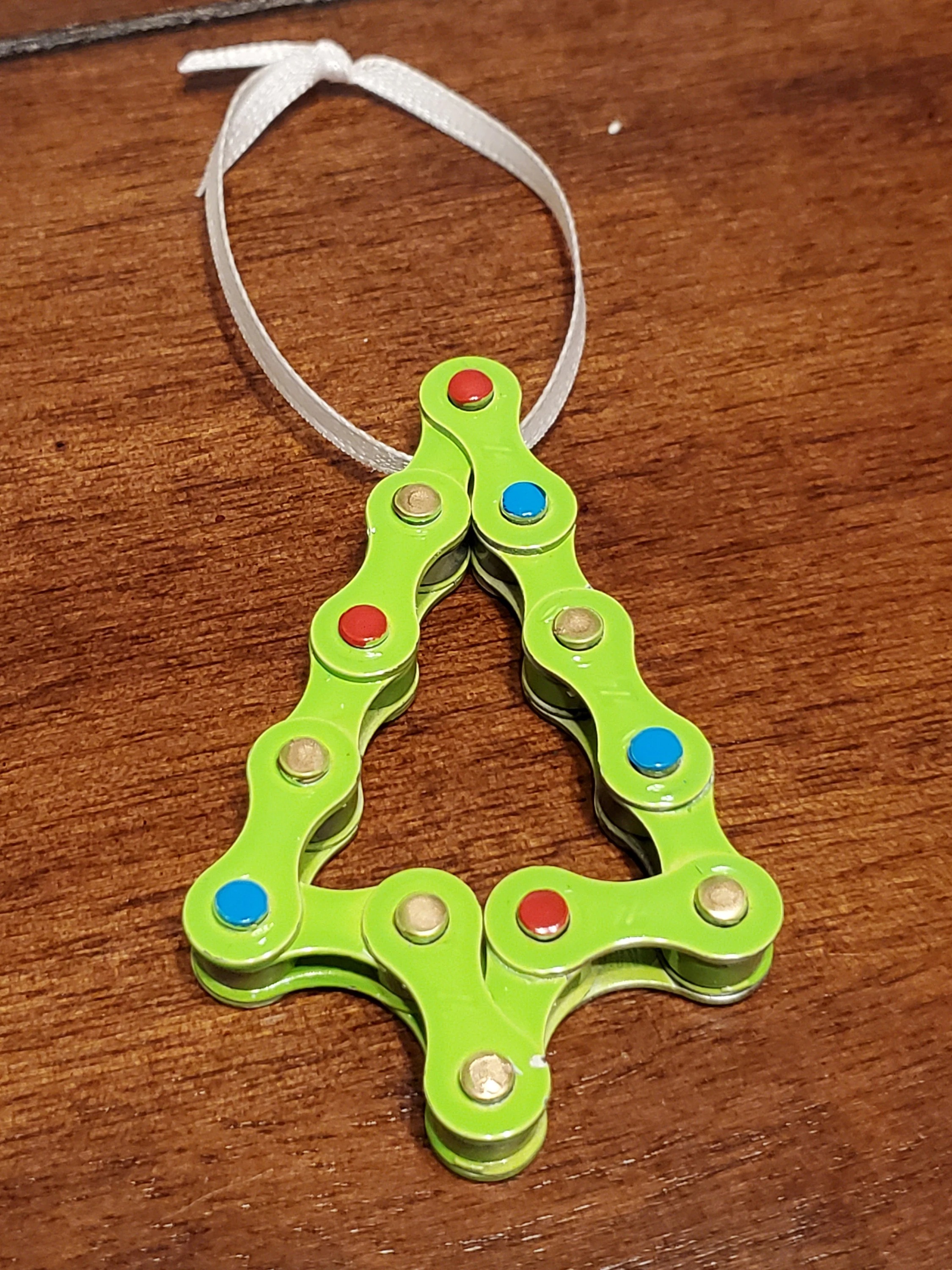 Bicycle Chain Christmas Tree Ornament