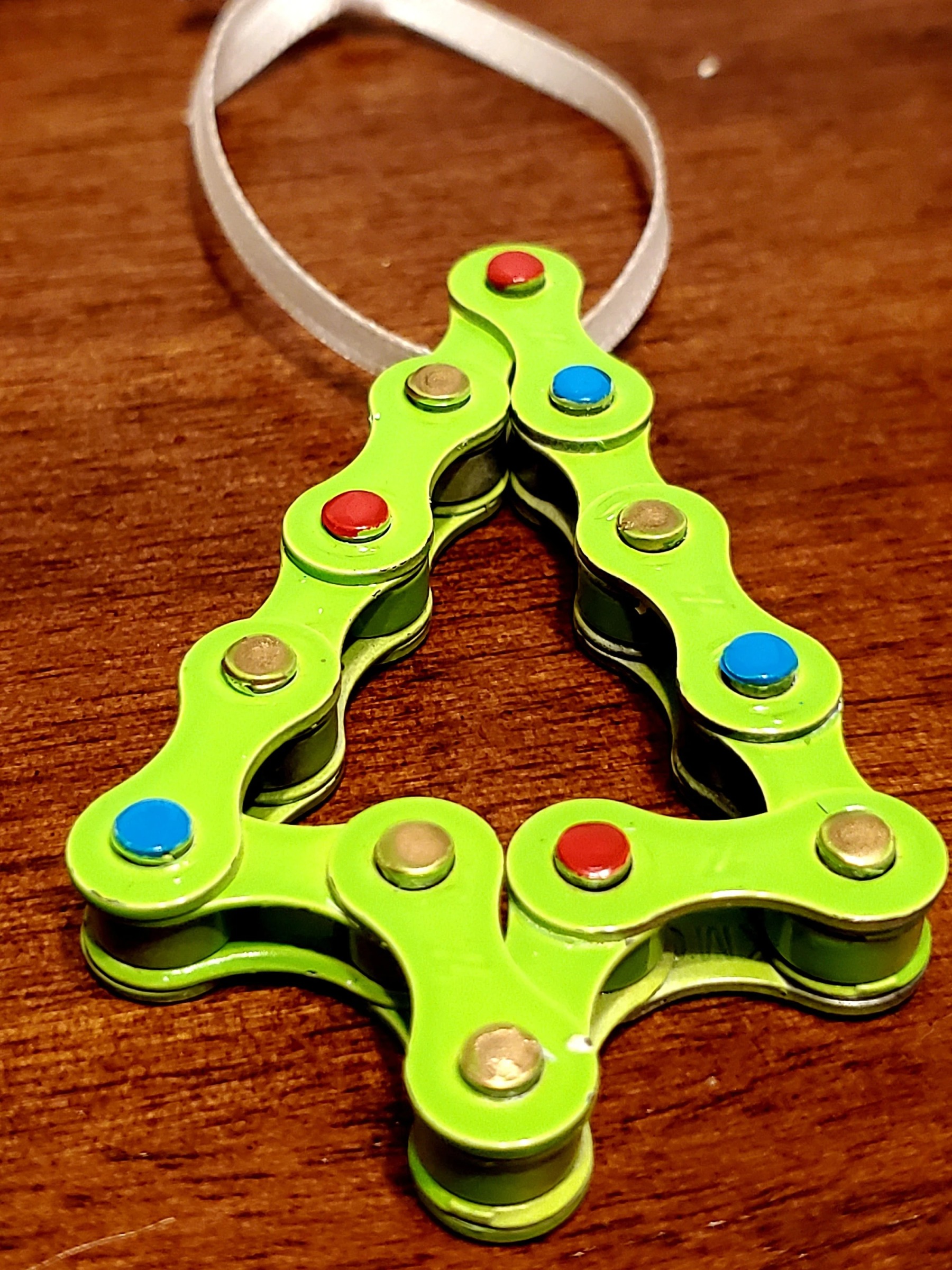 Bicycle Chain Christmas Tree Ornament