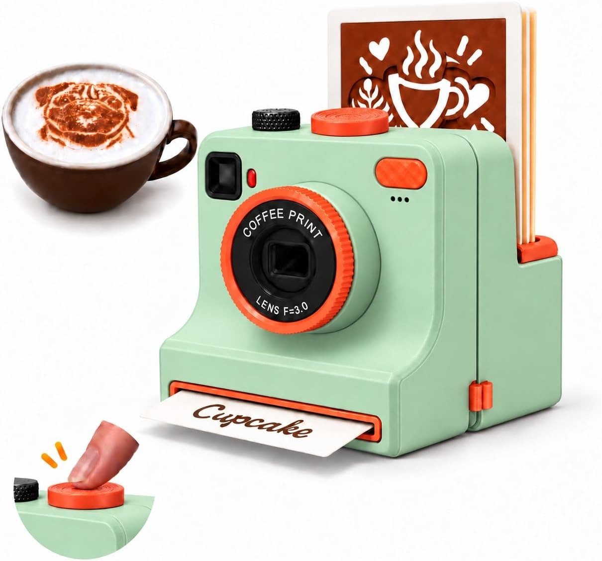 3D Printed Latte Art Camera