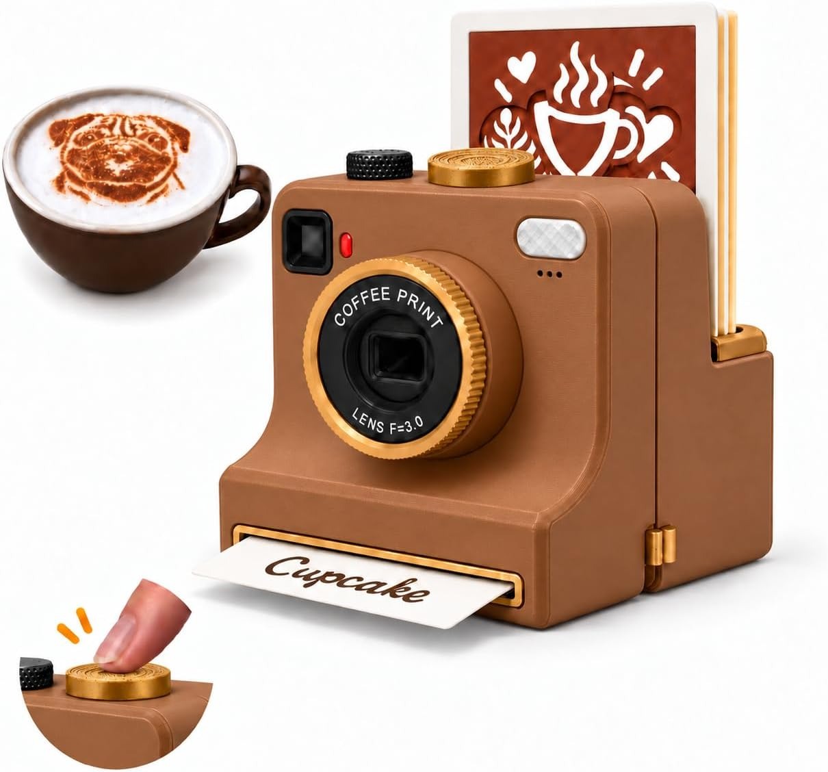 3D Printed Latte Art Camera