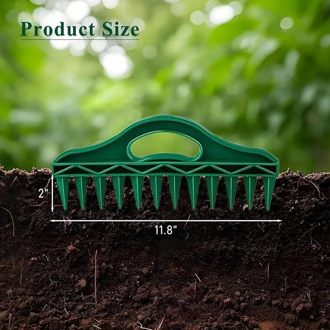 12 Hole Seed Dibber Seed Spacing Tool, Vegetable Seed Planter Tool