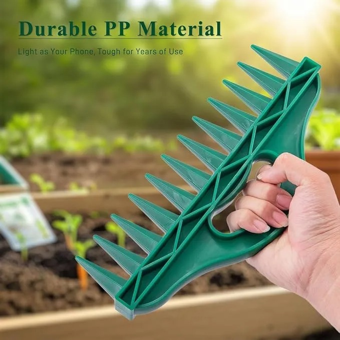 12 Hole Seed Dibber Seed Spacing Tool, Vegetable Seed Planter Tool