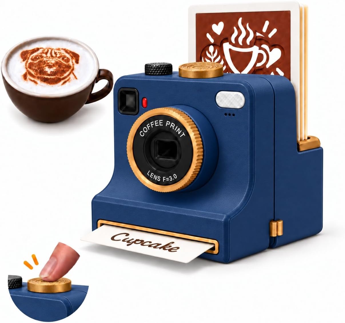 3D Printed Latte Art Camera