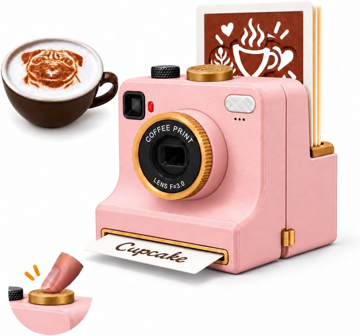 3D Printed Latte Art Camera