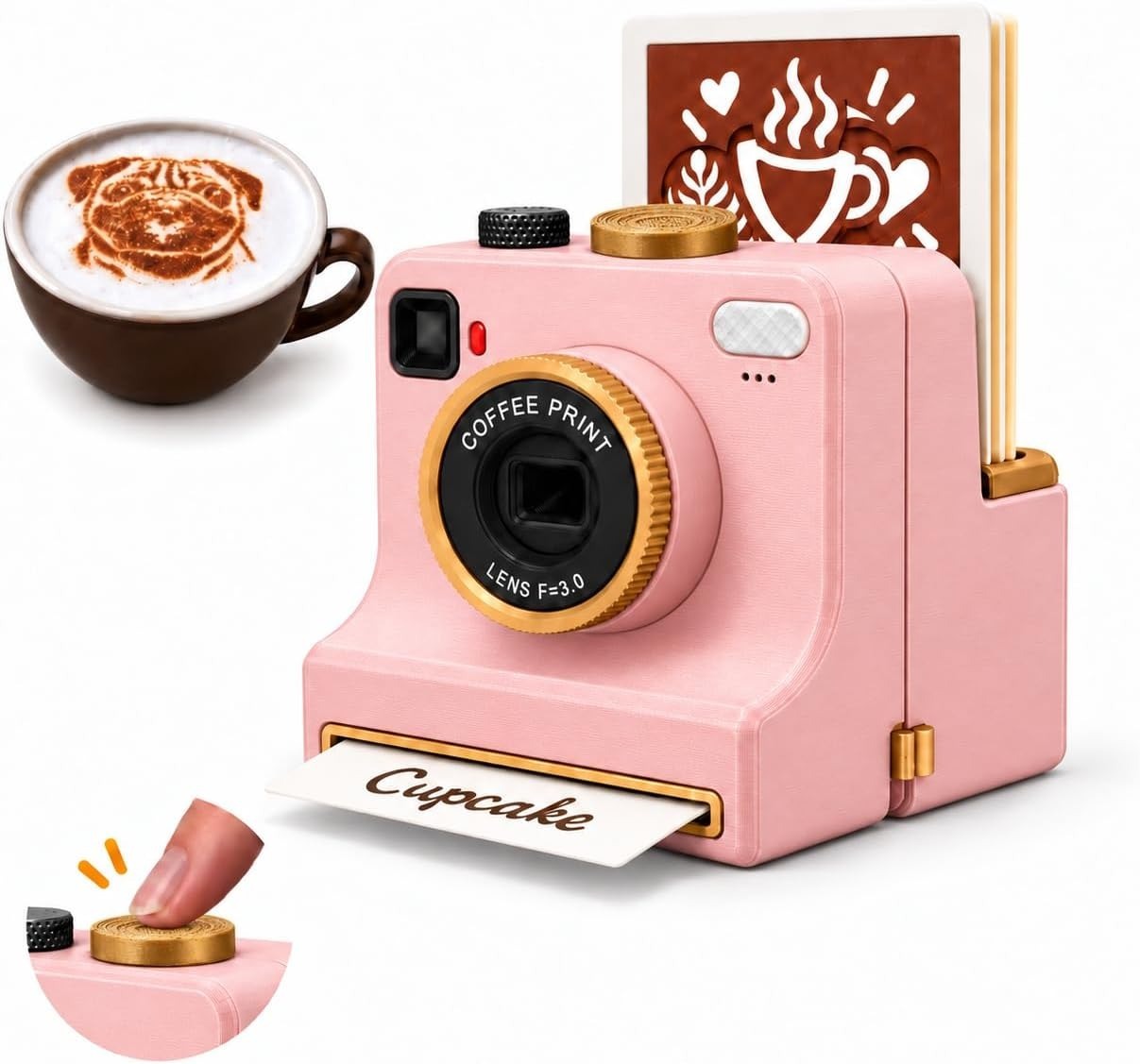 3D Printed Latte Art Camera