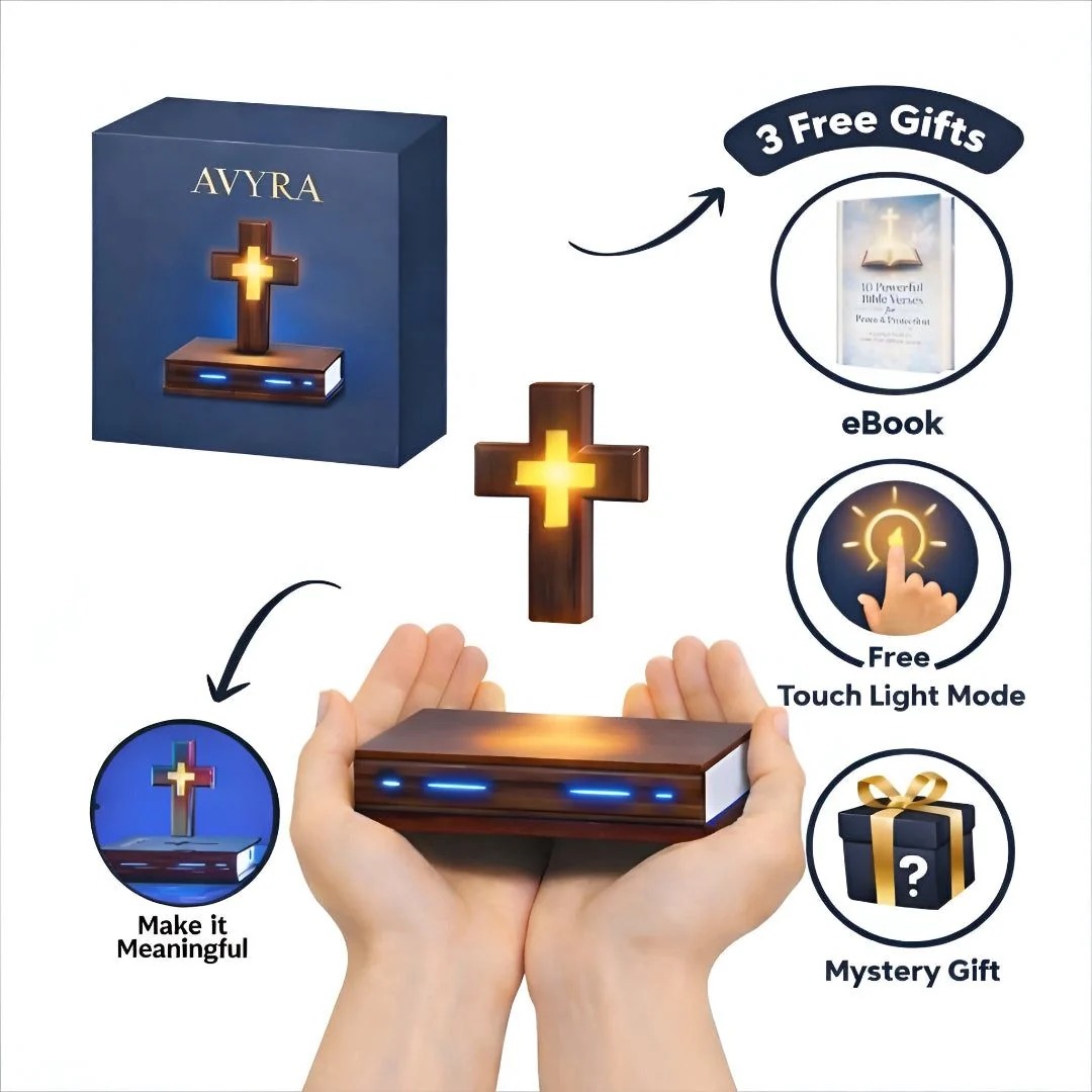 ✝️ Floating Bible Lamp 