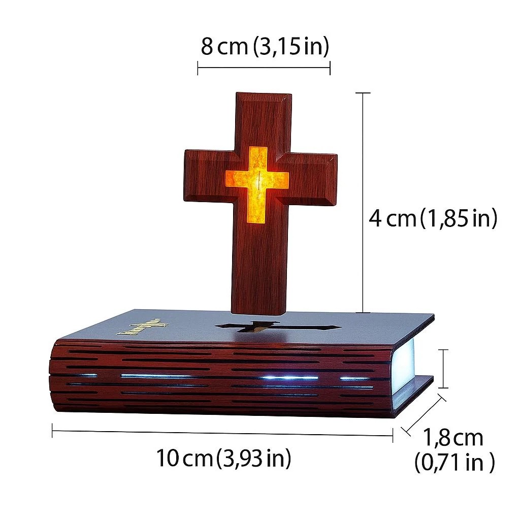 ✝️ Floating Bible Lamp 