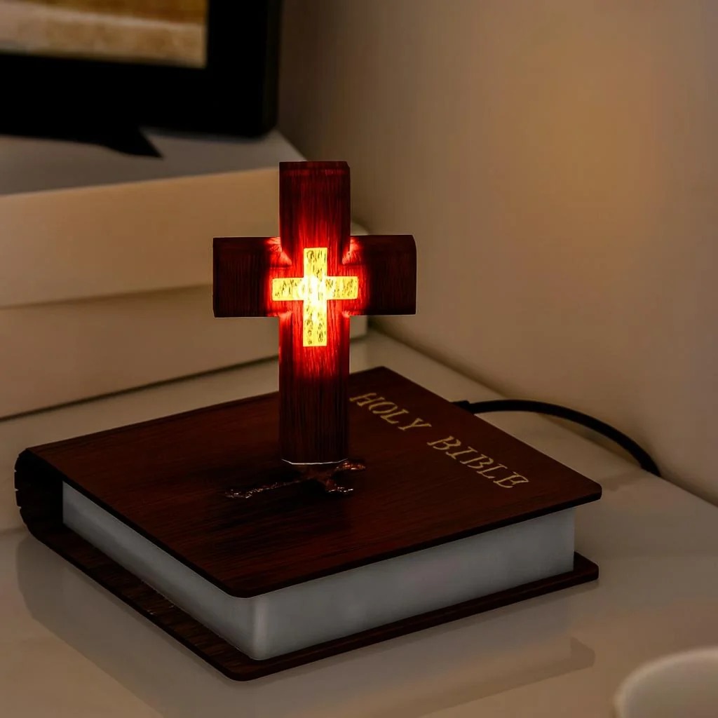 ✝️ Floating Bible Lamp 