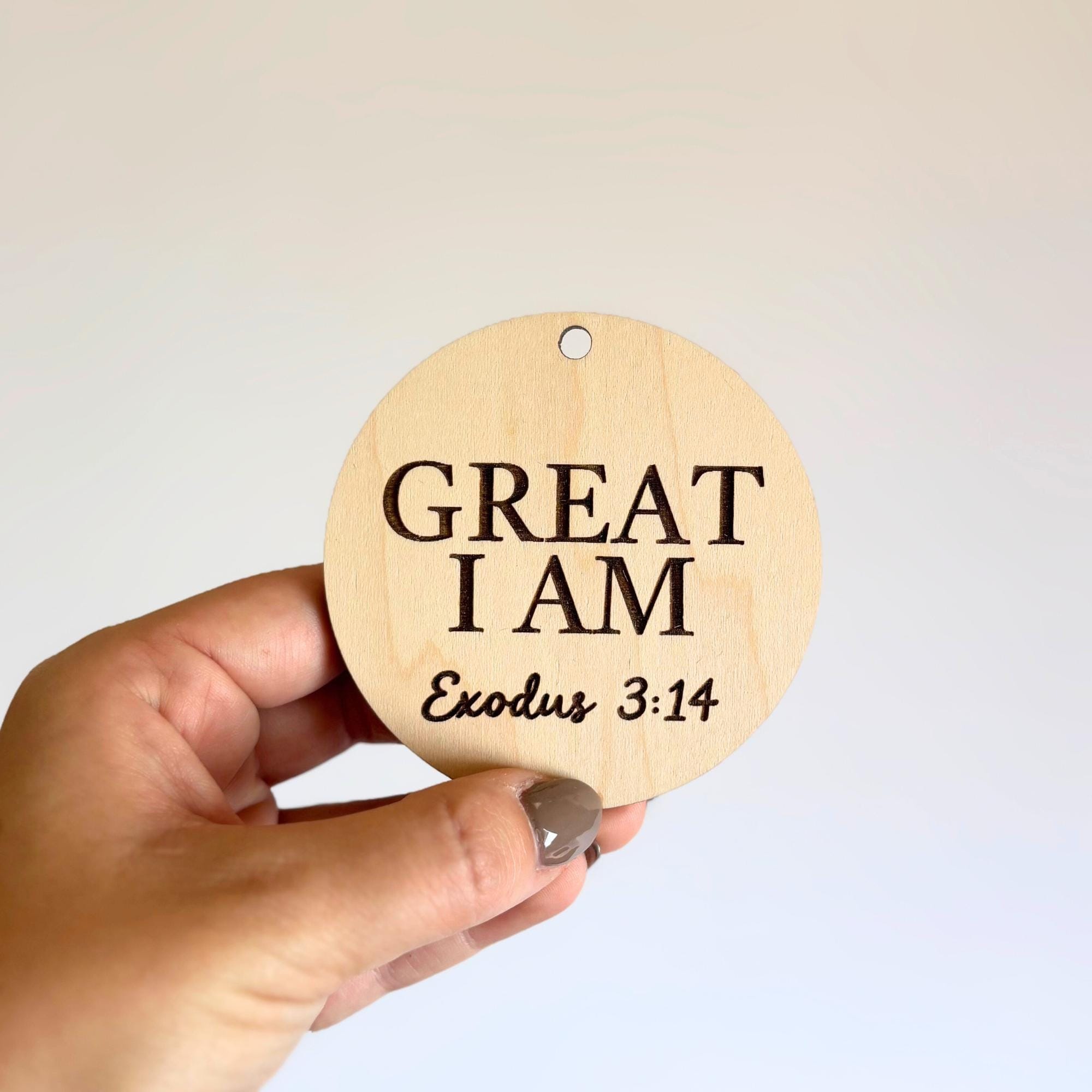 Names of Jesus Ornaments, Set of 12 Christian Ornaments