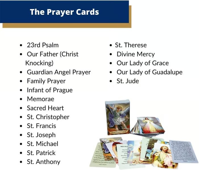✝🙏Catholic Faux Leather Holy Card Holder – Pocket Prayer Card Organizer with Snap Closure