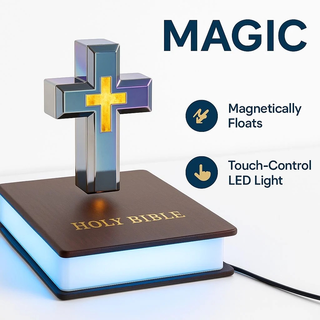✝️ Floating Bible Lamp 