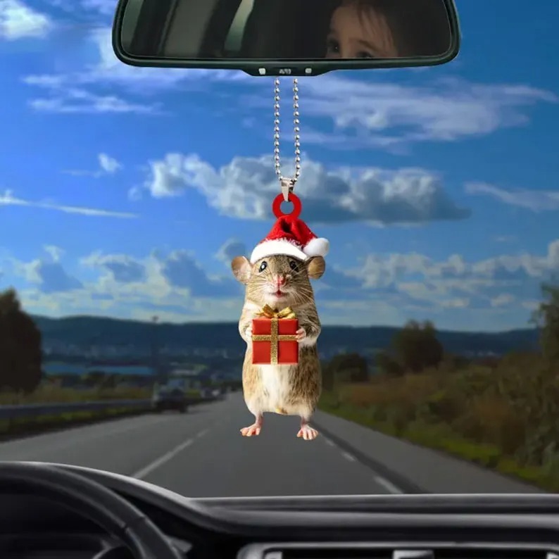 Opossum Christmas Ornament