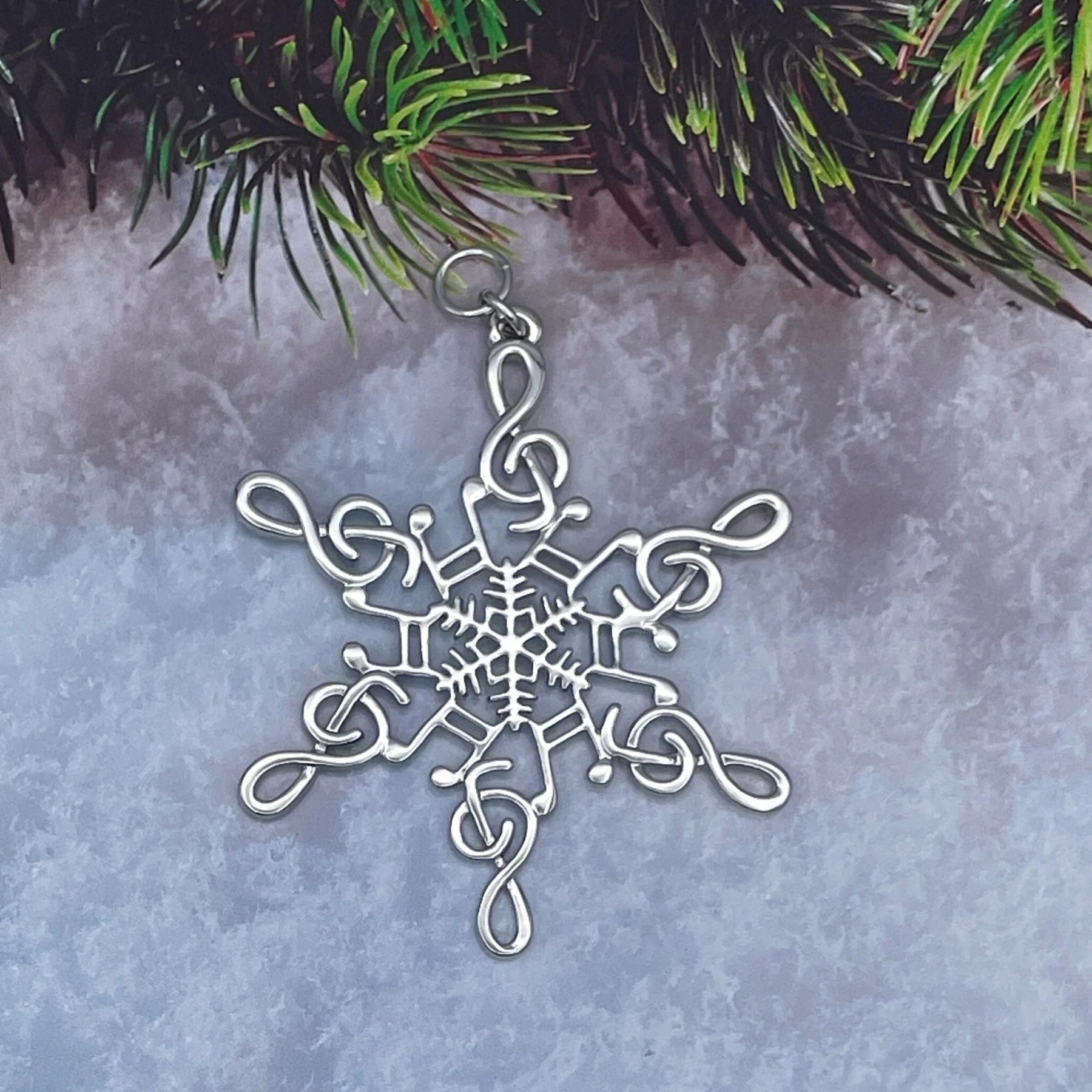 Musical Snowflake Ornament Collection