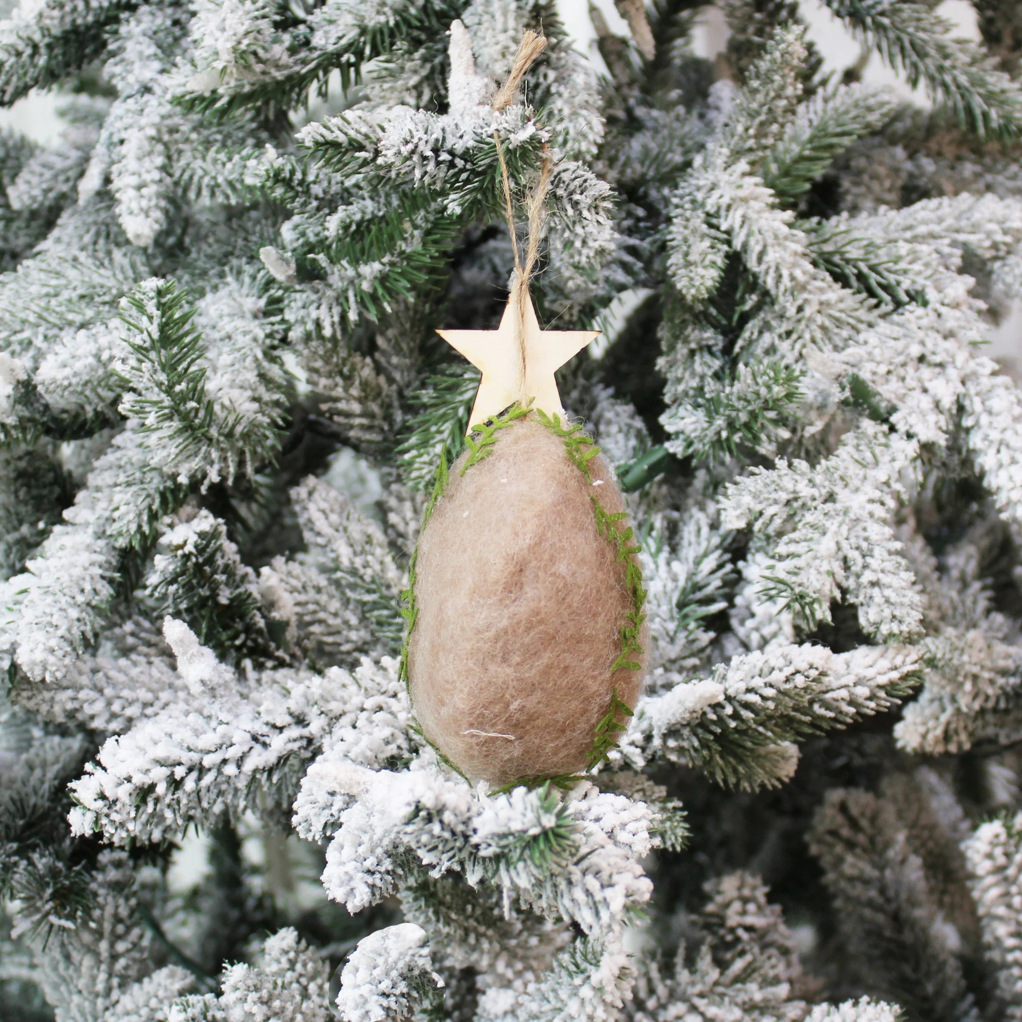 Handmade Baby Jesus Ornament