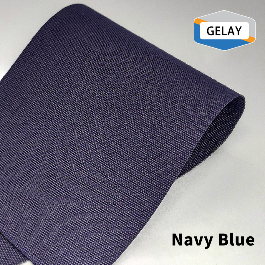 Sailboat awnings 
Navy Blue 
Granular soluble color marine canvas fabric
