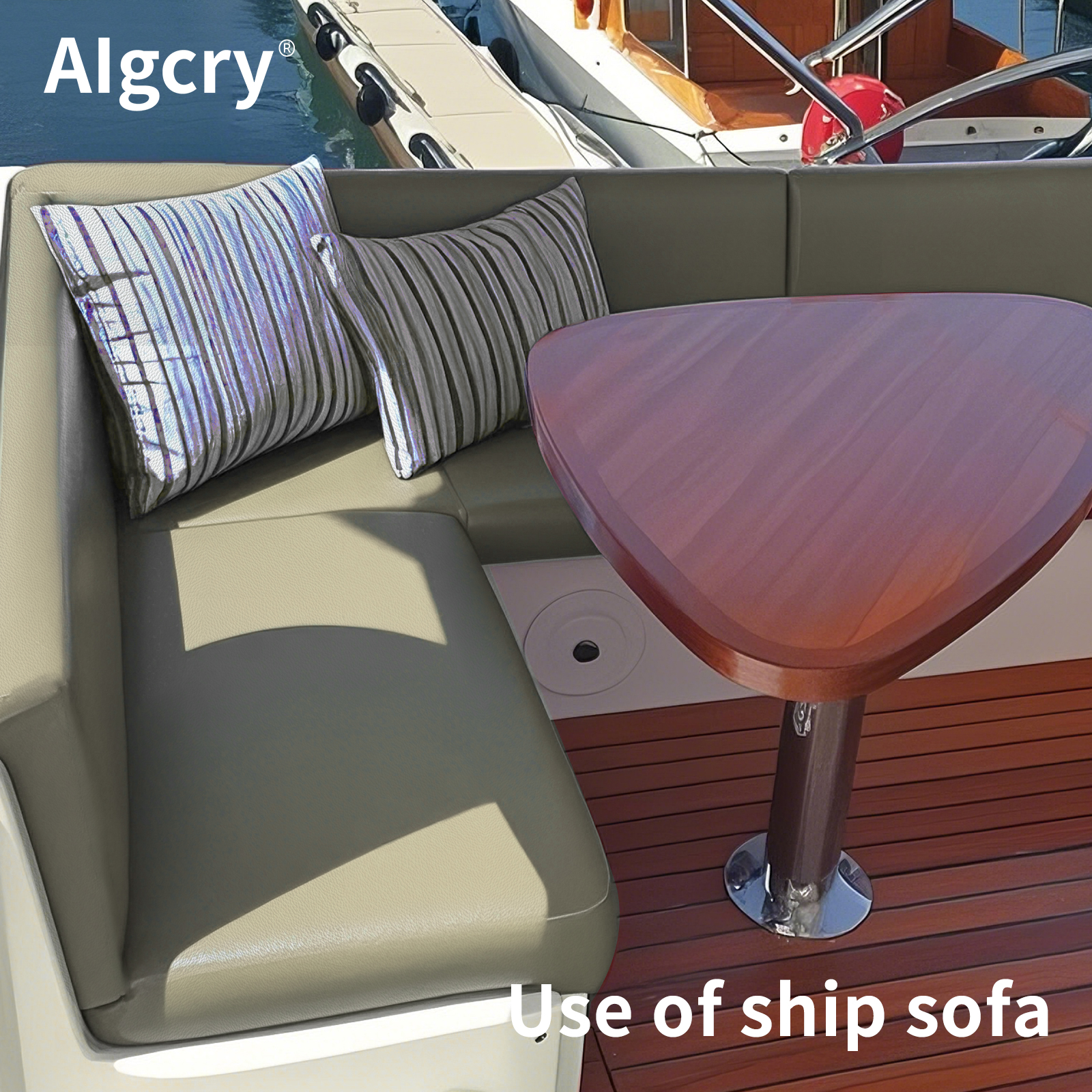 Yacht Specific PVC Leather 3 Yards, Marine Upholstery Synthetic Leather for Boat Seats, Cushions and Interior