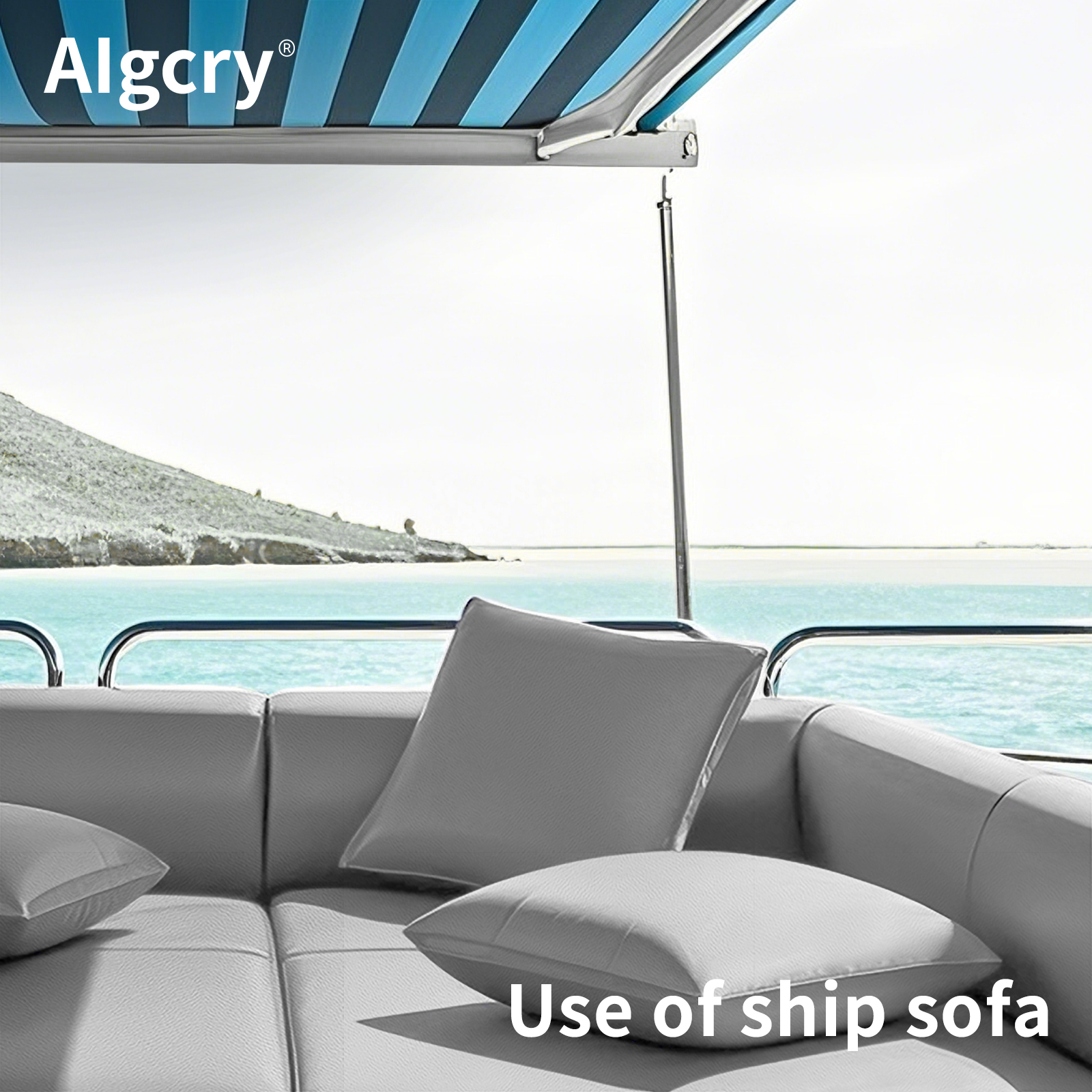Yacht Specific PVC Leather 3 Yards, Marine Upholstery Synthetic Leather for Boat Seats, Cushions and Interior