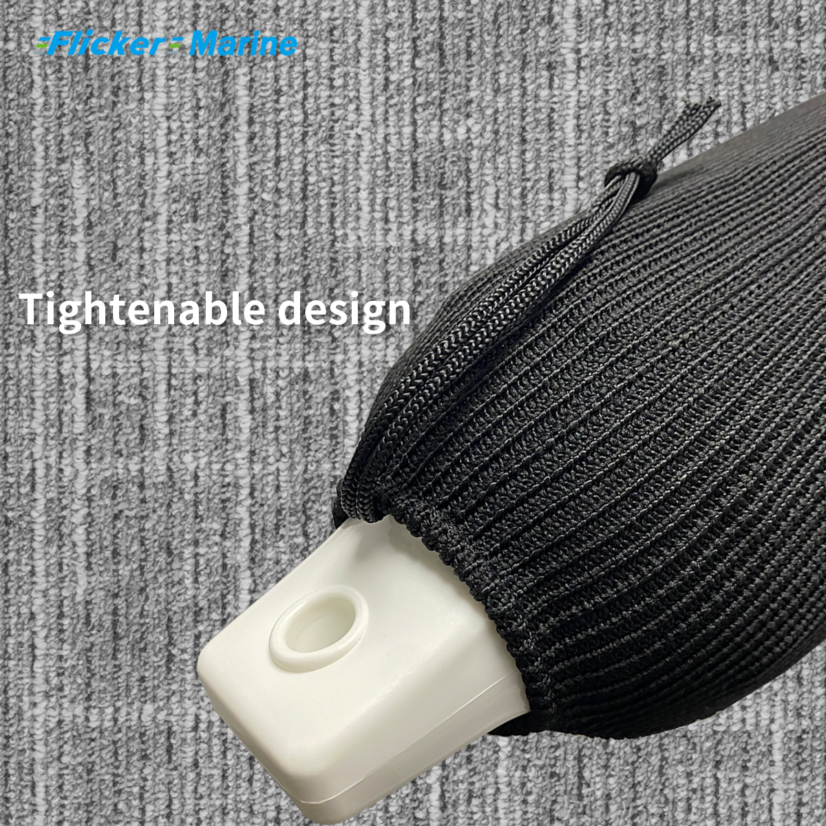 Black Boat Fender Covers