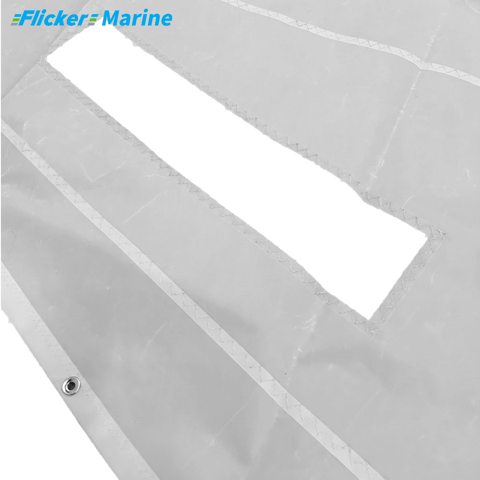 FLICKER Training Sail for Optimist, Durable Polyester Practice Sail, Lightweight Sailing Training Equipment