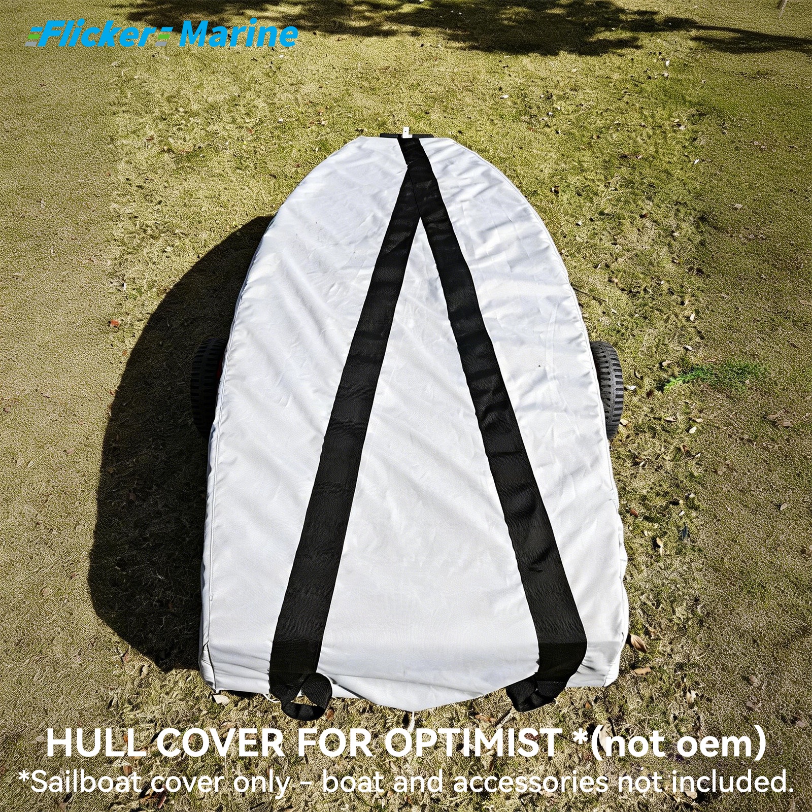 Sailboat Cover for Optimist – Custom Fit Dinghy Cover for Storage, Docking & Trailering