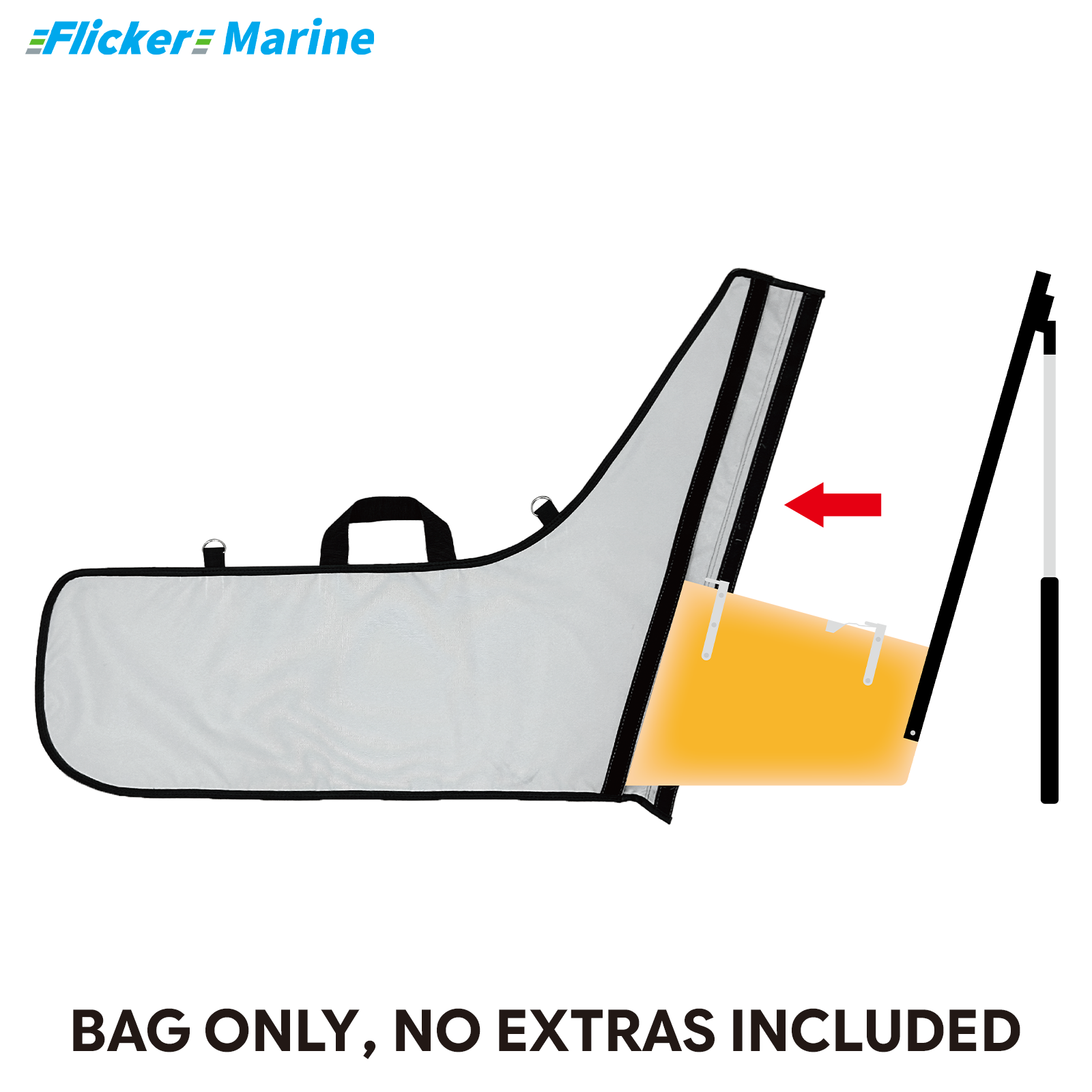 Sailboat Cover for Optimist – Custom Fit Dinghy Cover for Storage, Docking & Trailering