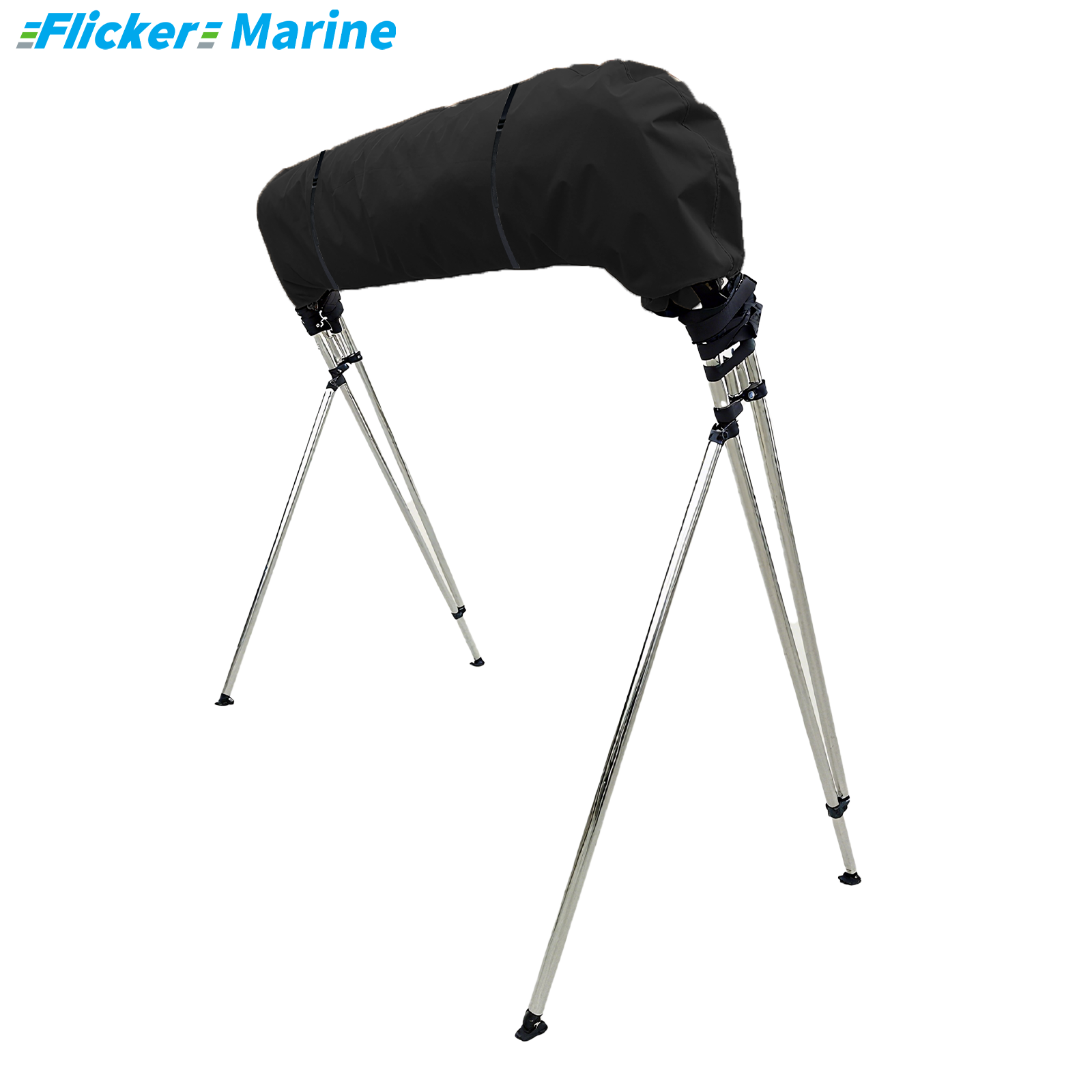 Bimini Top Cover, UV Resistant Polyester Boat Canopy Cover, Marine Protective Cover for Bimini Tops, Reinforced Stitching and Secure Fit