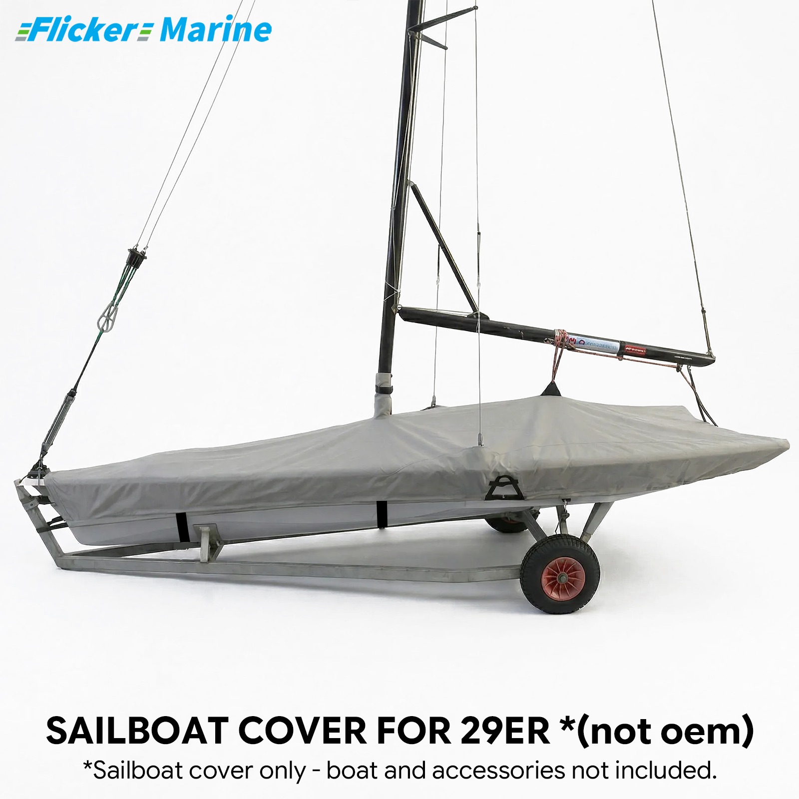 Sailboat Cover for 29er – Custom Fit Dinghy Cover for Storage, Docking & Trailering