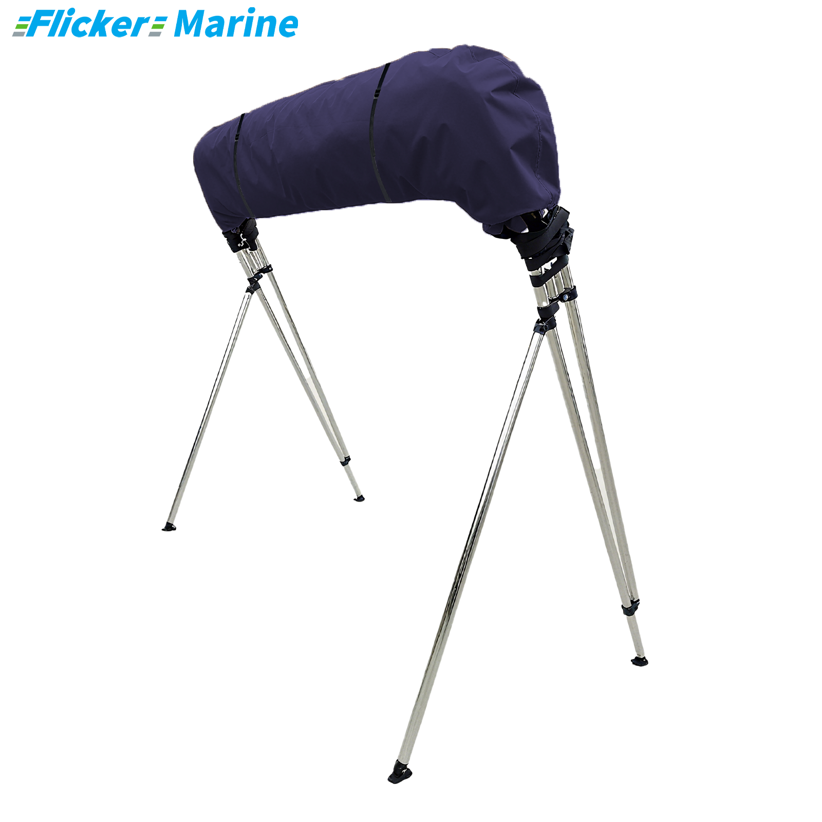 Bimini Top Cover, UV Resistant Polyester Boat Canopy Cover, Marine Protective Cover for Bimini Tops, Reinforced Stitching and Secure Fit