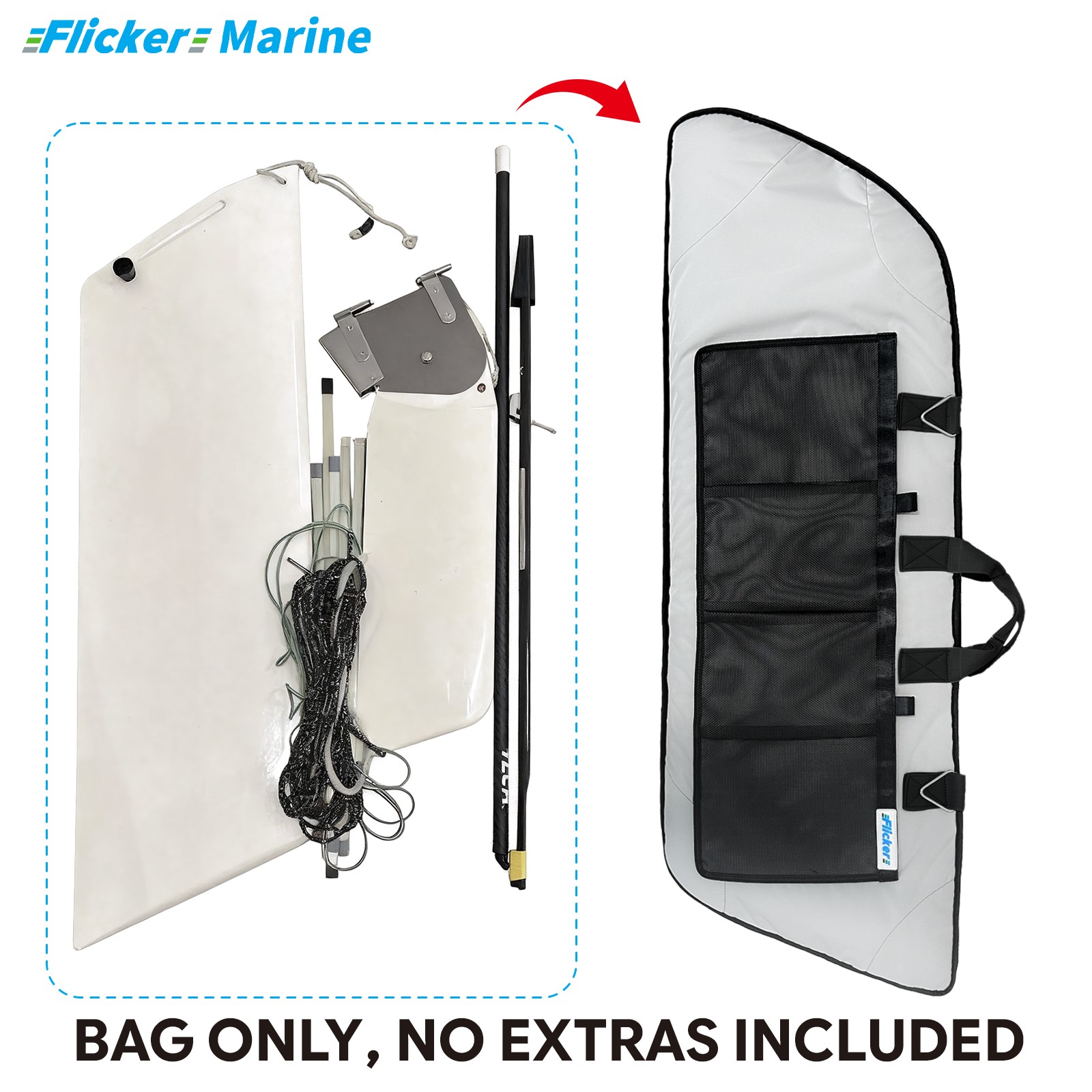 Sailboat Cover for Laser – Custom Fit Dinghy Cover for Storage, Docking & Trailering