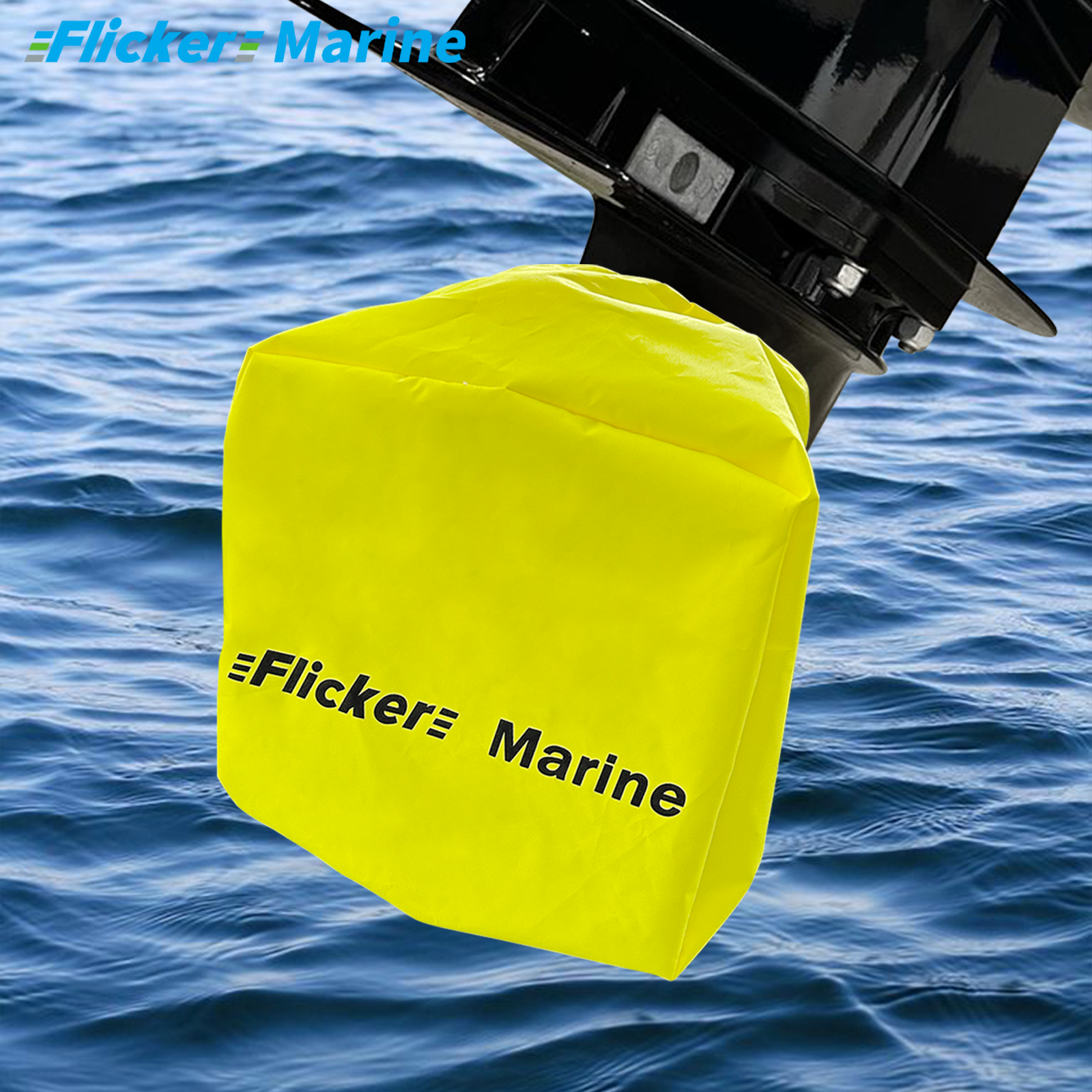 Flicker Propeller Cover, Practical Boat Propeller Protective Cover, Yellow