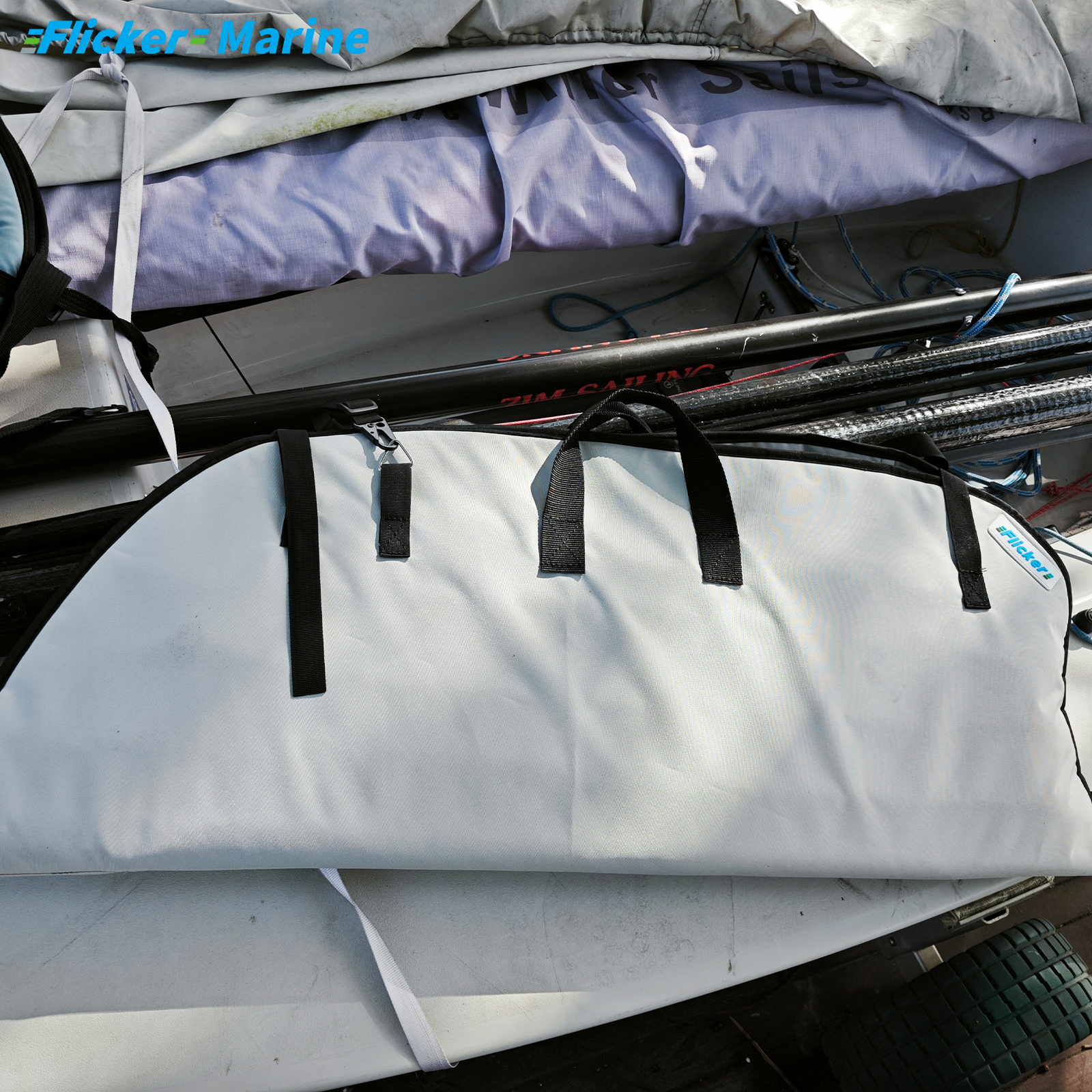 Sailboat Cover for Byte CII – Custom Fit Dinghy Cover for Storage, Docking & Trailering