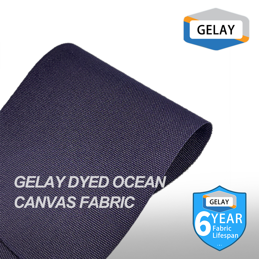 Ocean canvas + Composite fleece Fabric